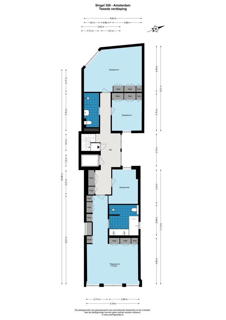 Singel 356 C, Amsterdam plattegrond-0