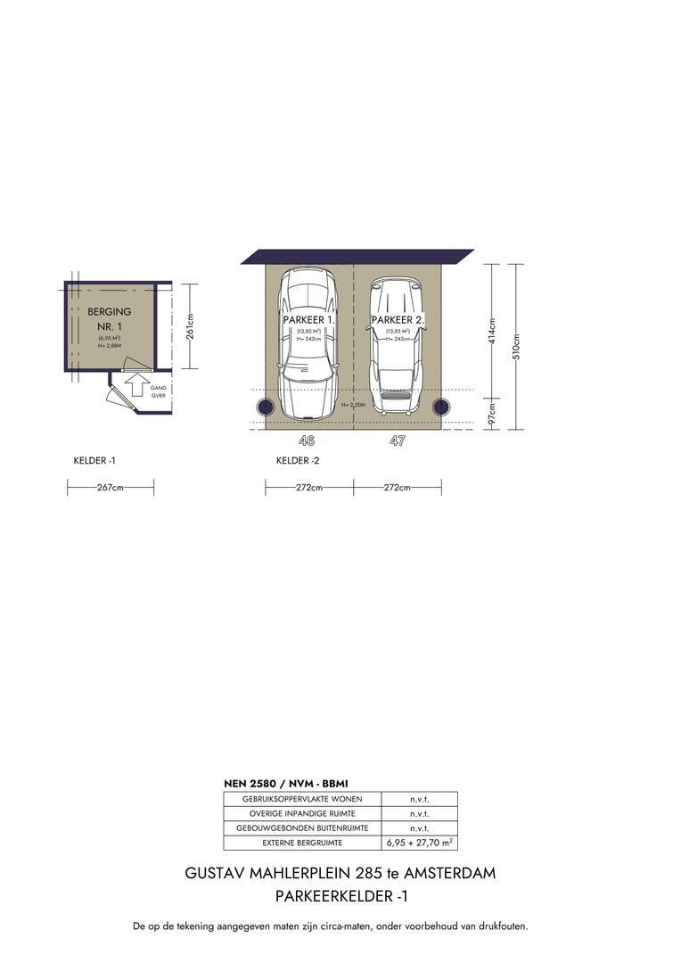 Gustav Mahlerplein 285, Amsterdam plattegrond-2
