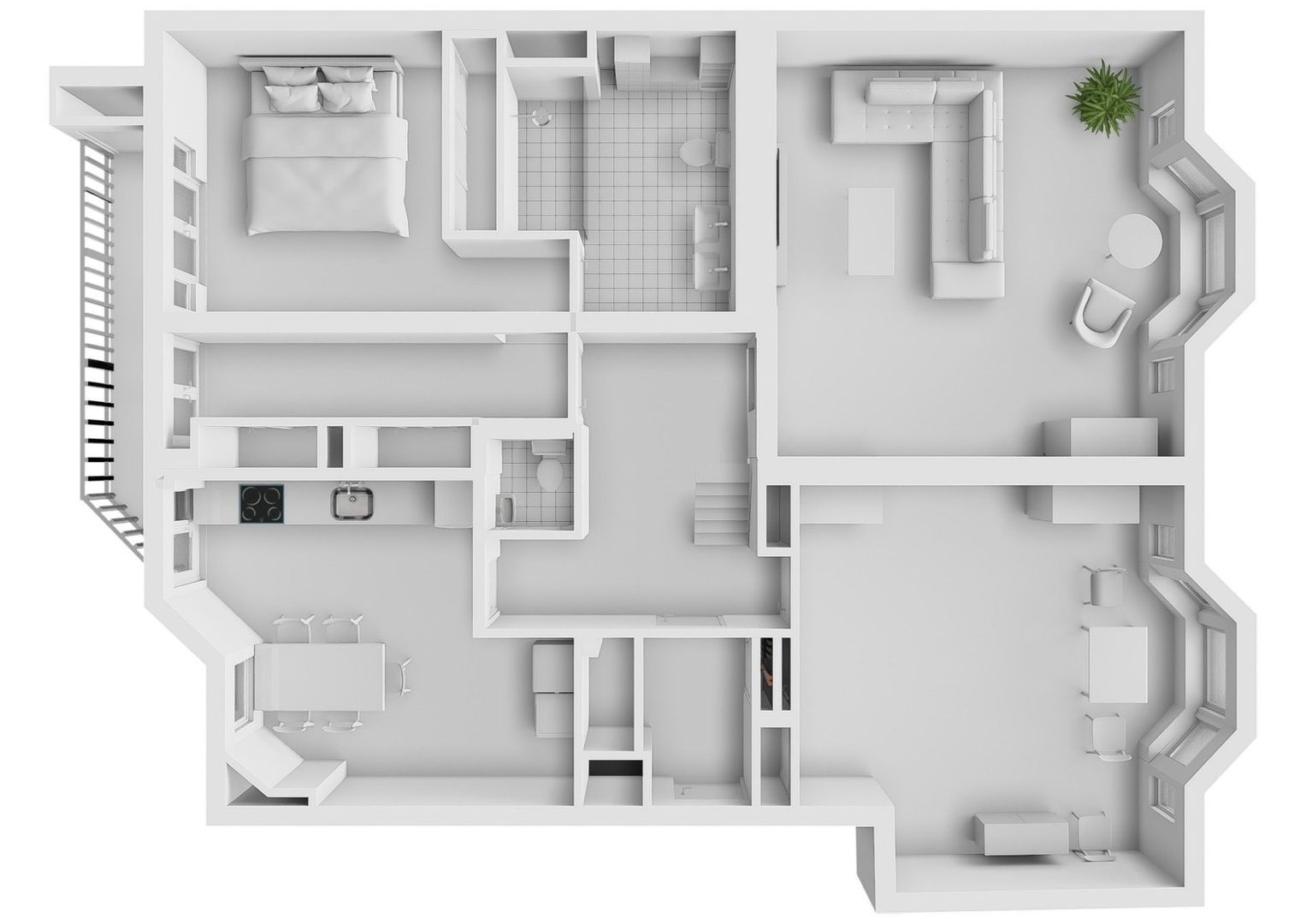 Stadionkade 16 3, Amsterdam plattegrond-1