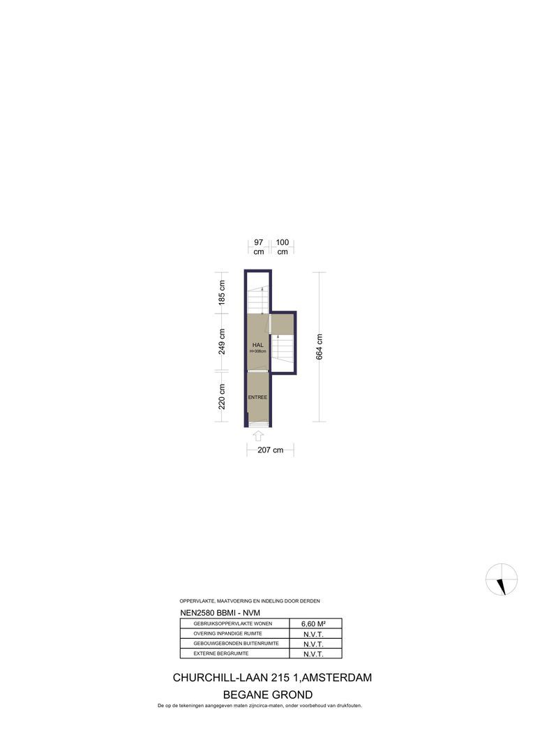 Churchill-laan 215 1, Amsterdam plattegrond-0