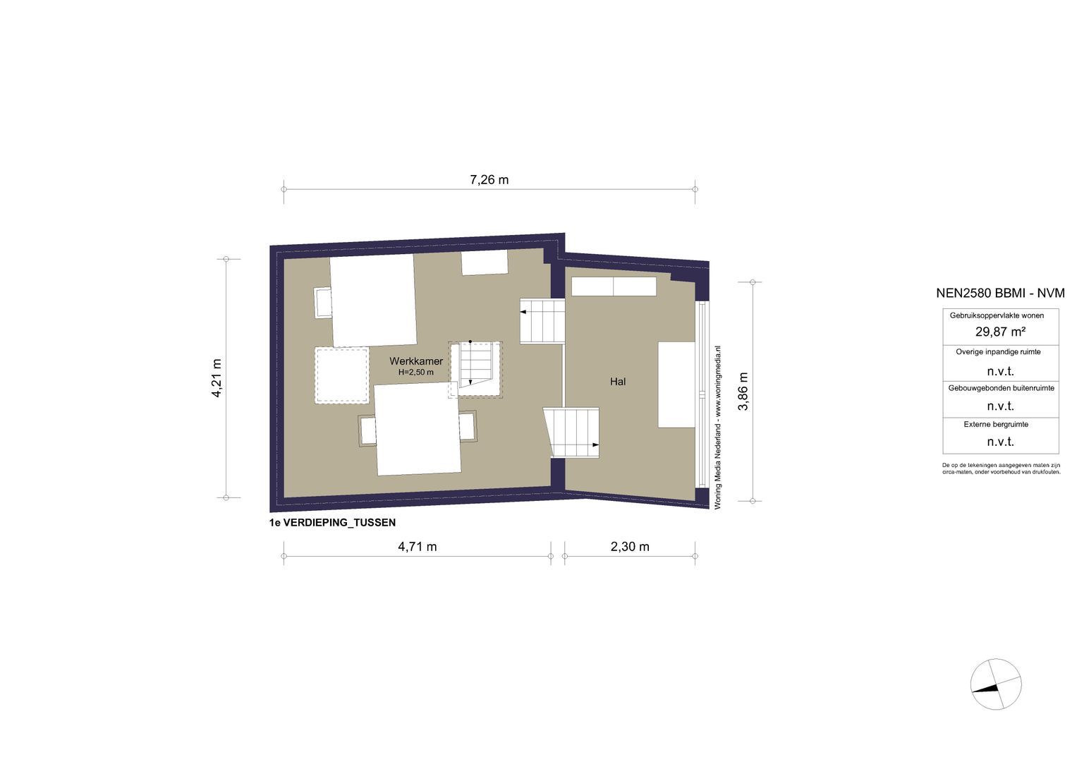 Romeinsarmsteeg 8 H, Amsterdam plattegrond-2