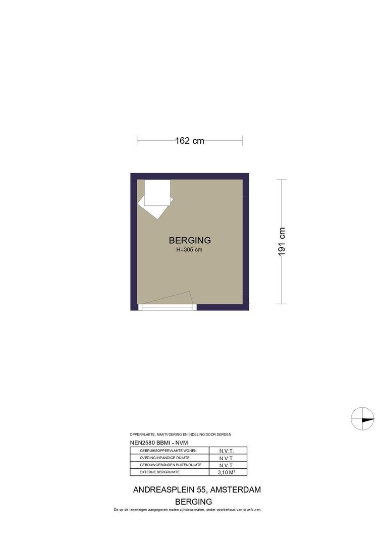 Andreasplein 55, Amsterdam plattegrond-1