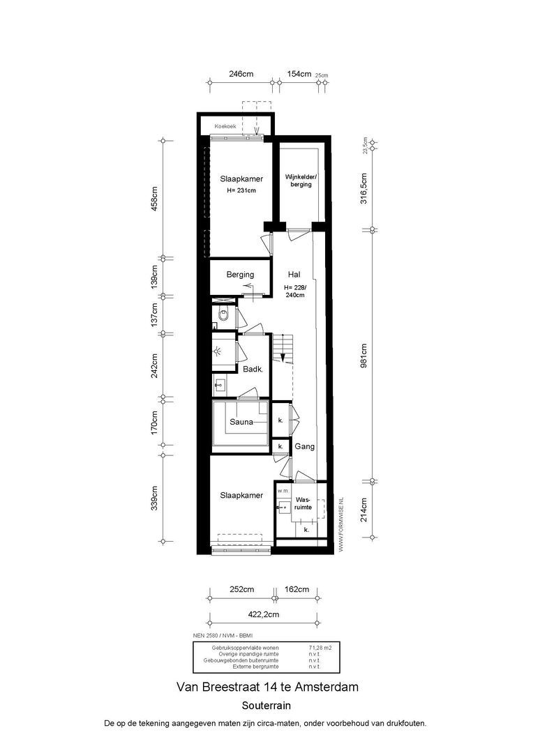 Van Breestraat 14, Amsterdam plattegrond-0
