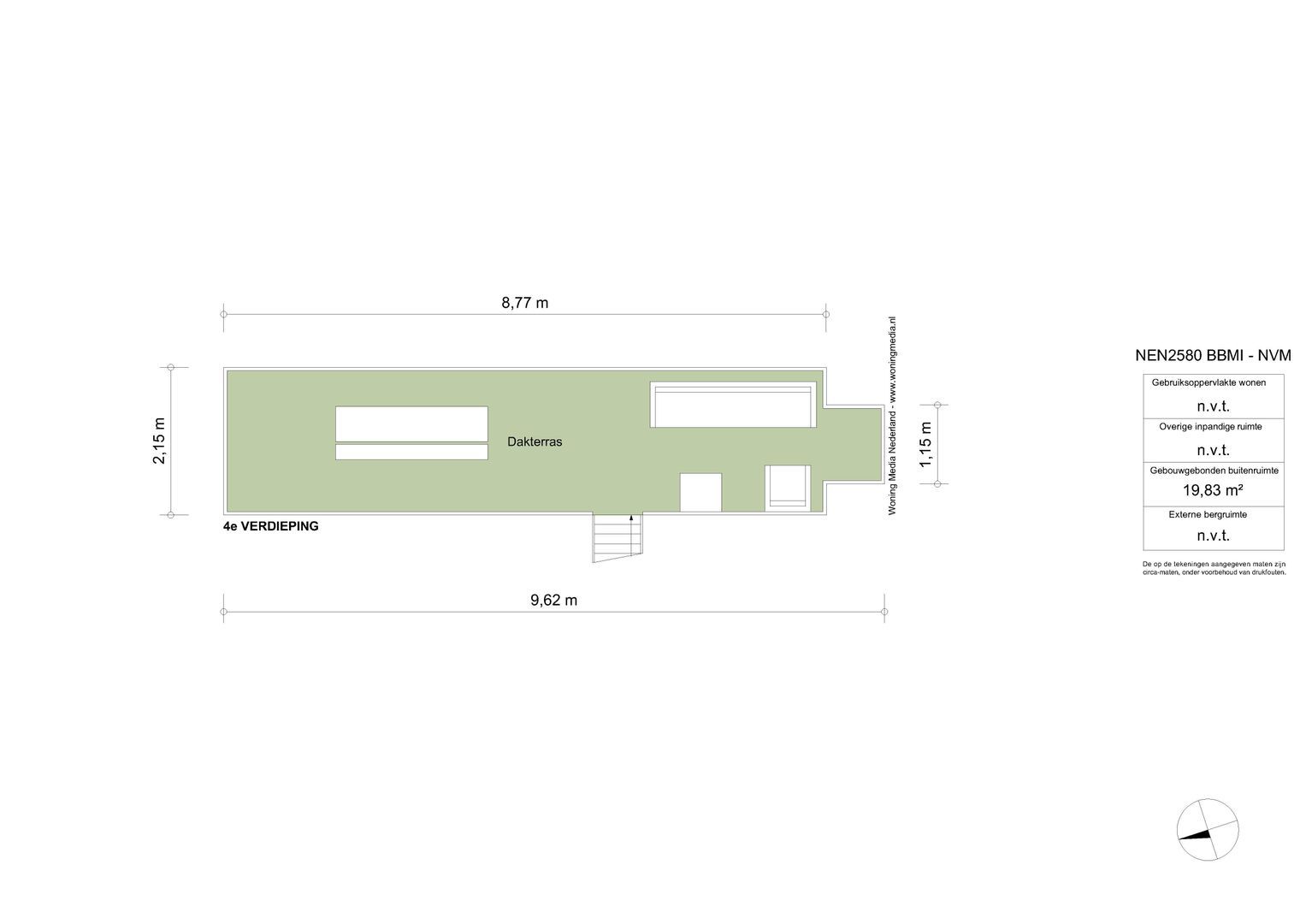 Romeinsarmsteeg 8 H, Amsterdam plattegrond-5