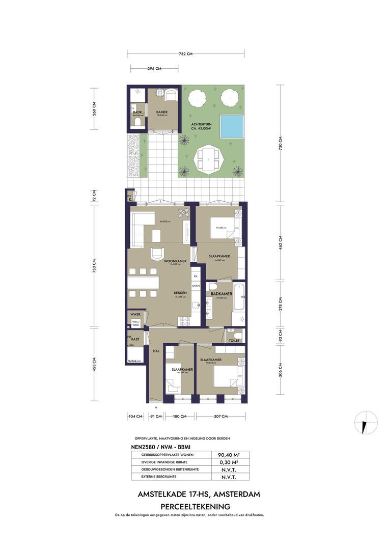 Amstelkade 17 H, Amsterdam plattegrond-2