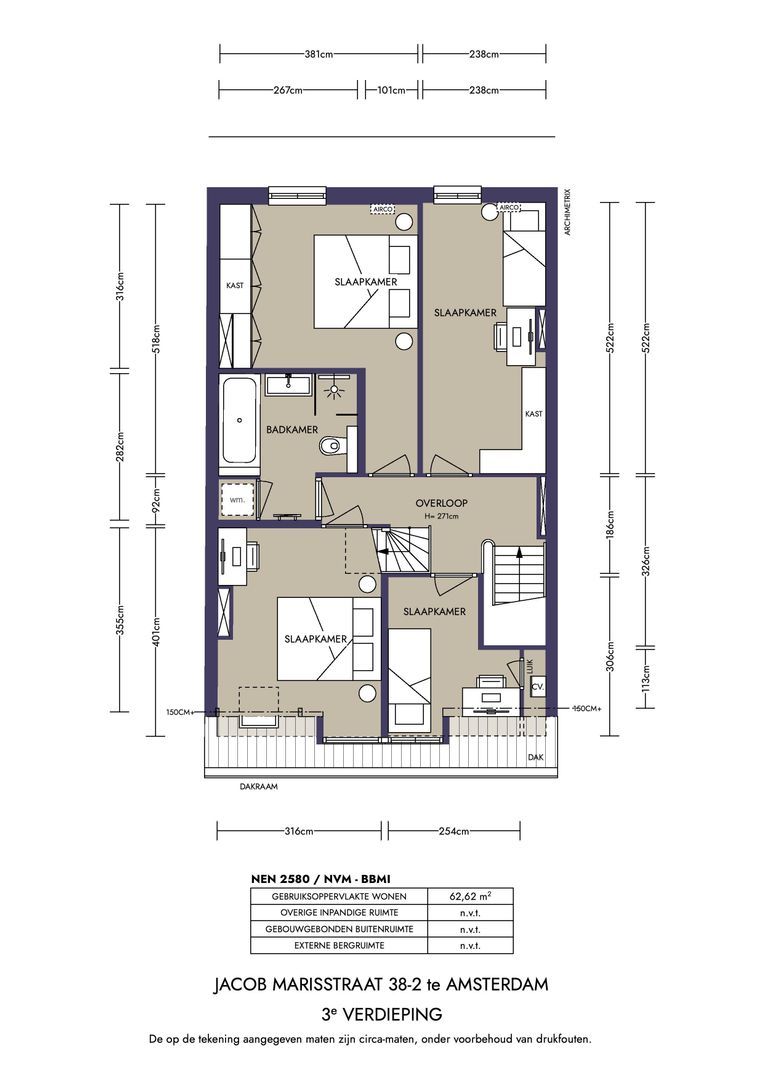 Jacob Marisstraat 38 2, Amsterdam plattegrond-2