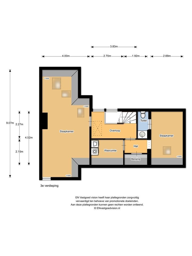Bachstraat 11, Amsterdam plattegrond-3