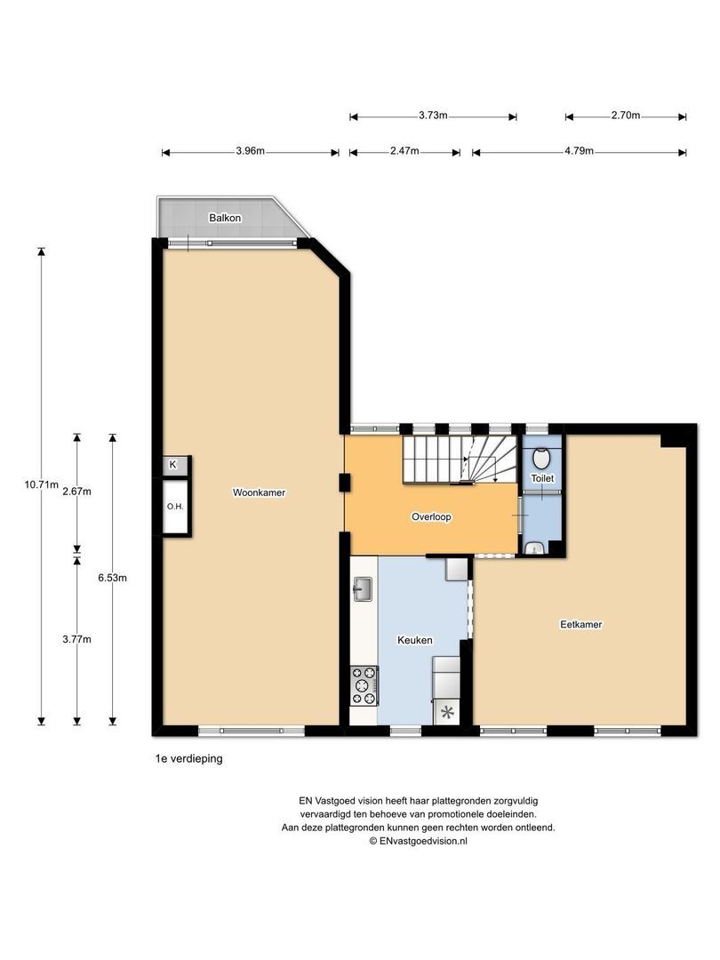 Bachstraat 11, Amsterdam plattegrond-1