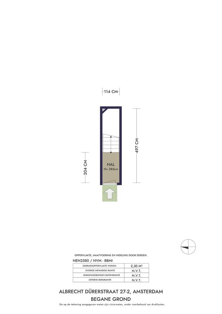 Albrecht Dürerstraat 27 2, Amsterdam plattegrond-0