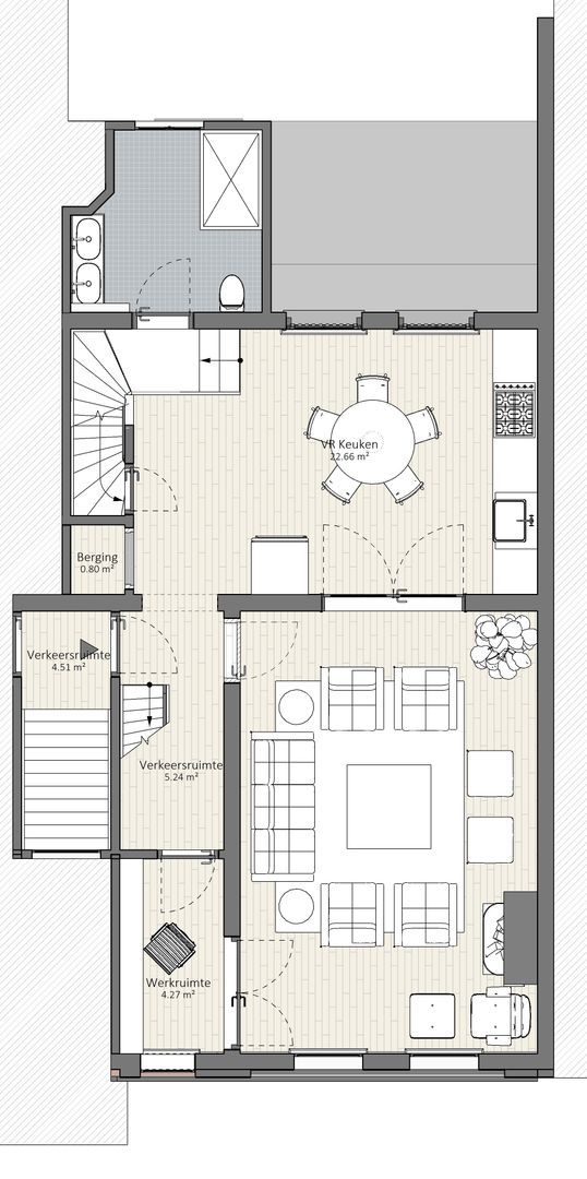 Oosterpark 87 H, Amsterdam plattegrond-1