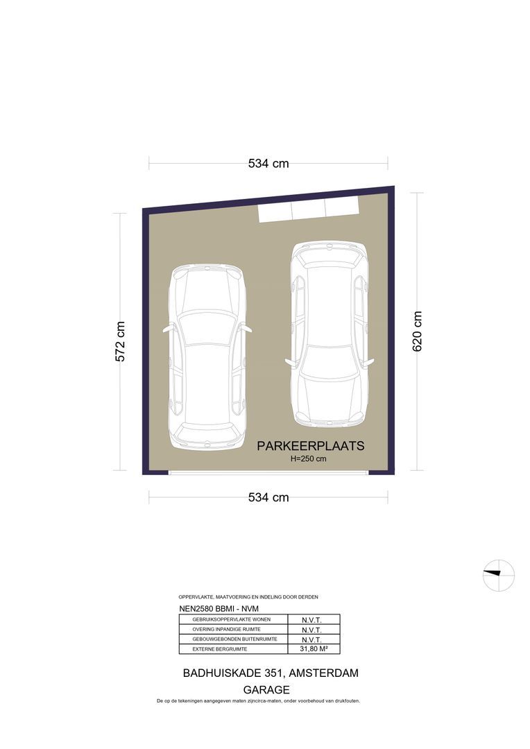 Badhuiskade 351, Amsterdam plattegrond-2