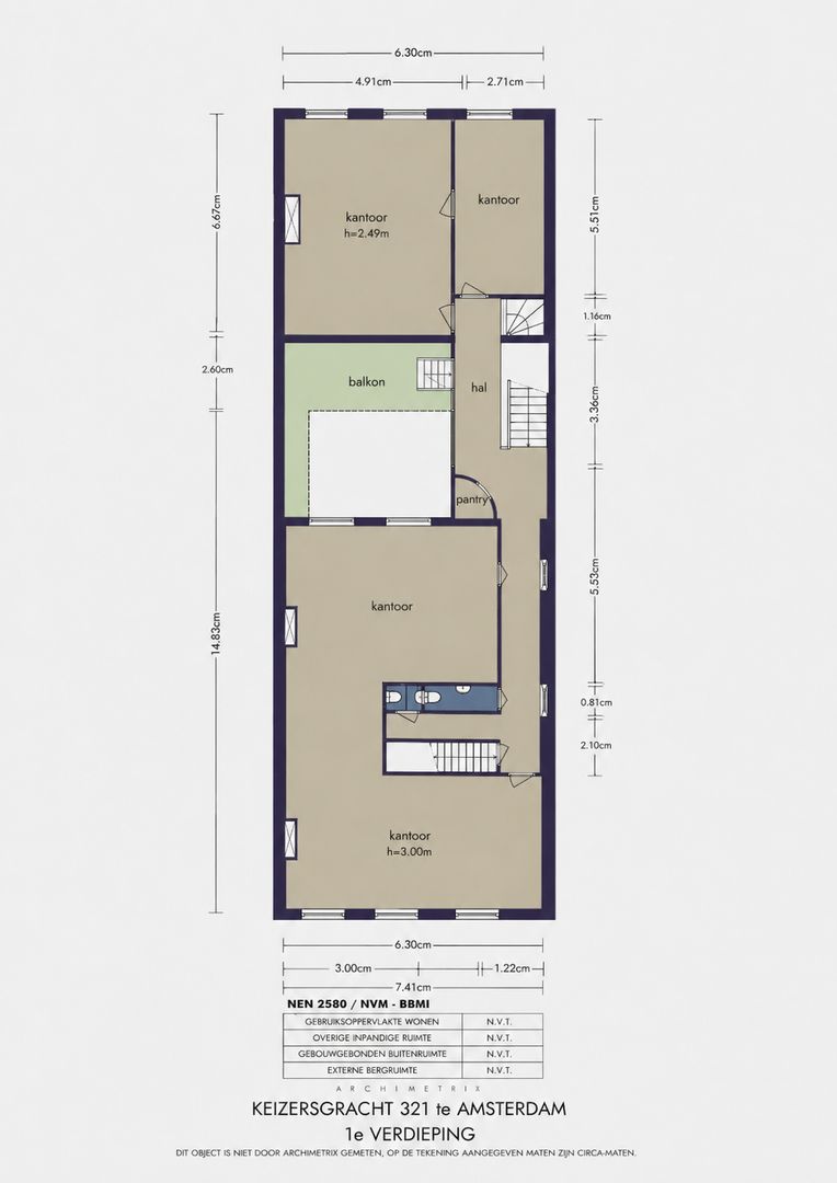 Keizersgracht 321, Amsterdam plattegrond-2