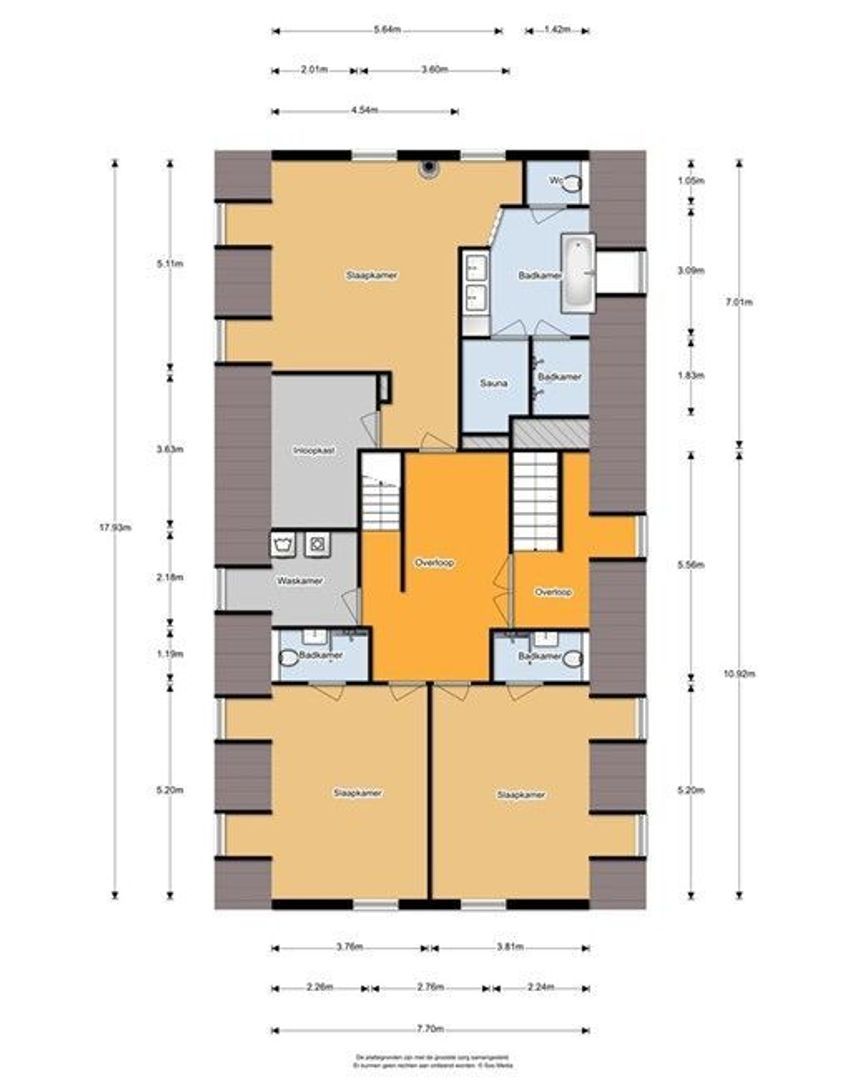 Noorddammerweg 77, Amstelveen plattegrond-0