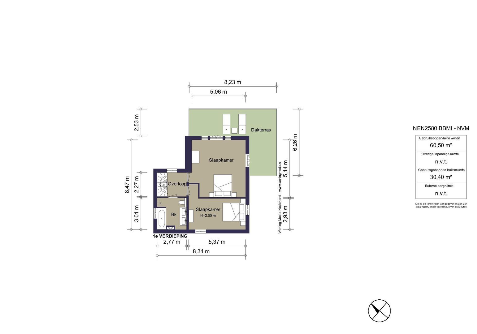 Nienhuis Ruijskade 1, Muiderberg plattegrond-0
