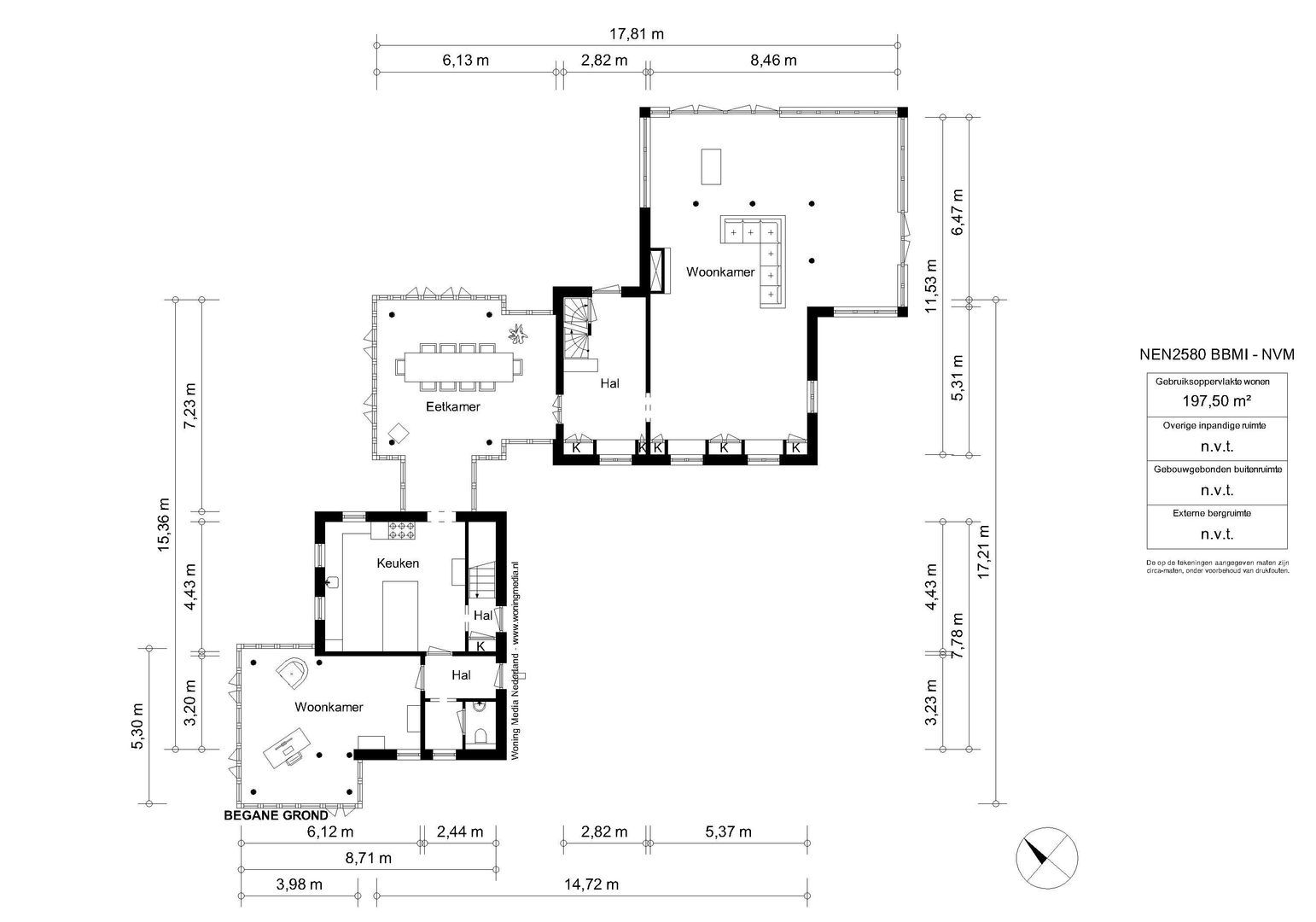 Nienhuis Ruijskade 1, Muiderberg plattegrond-0