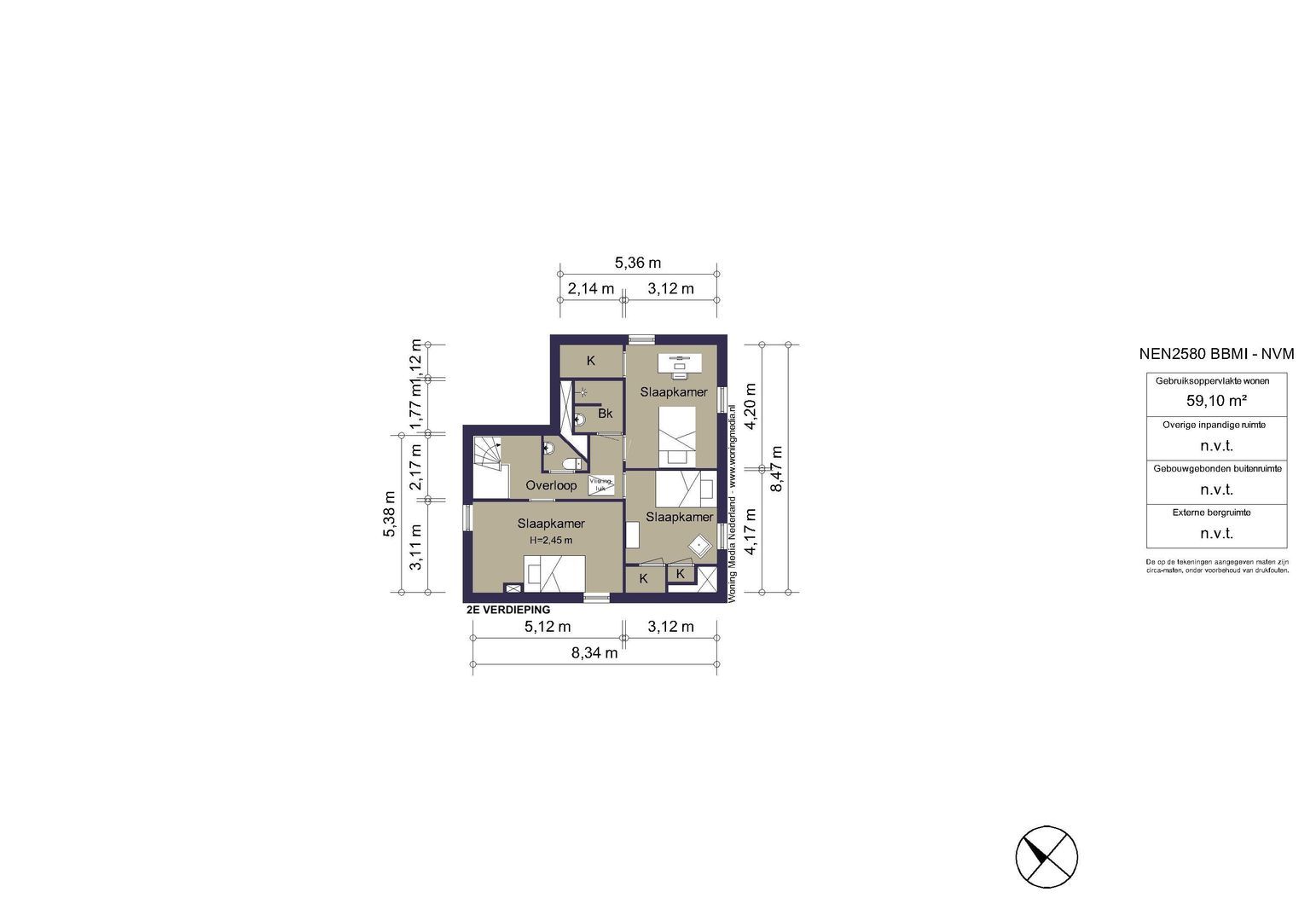 Nienhuis Ruijskade 1, Muiderberg plattegrond-1