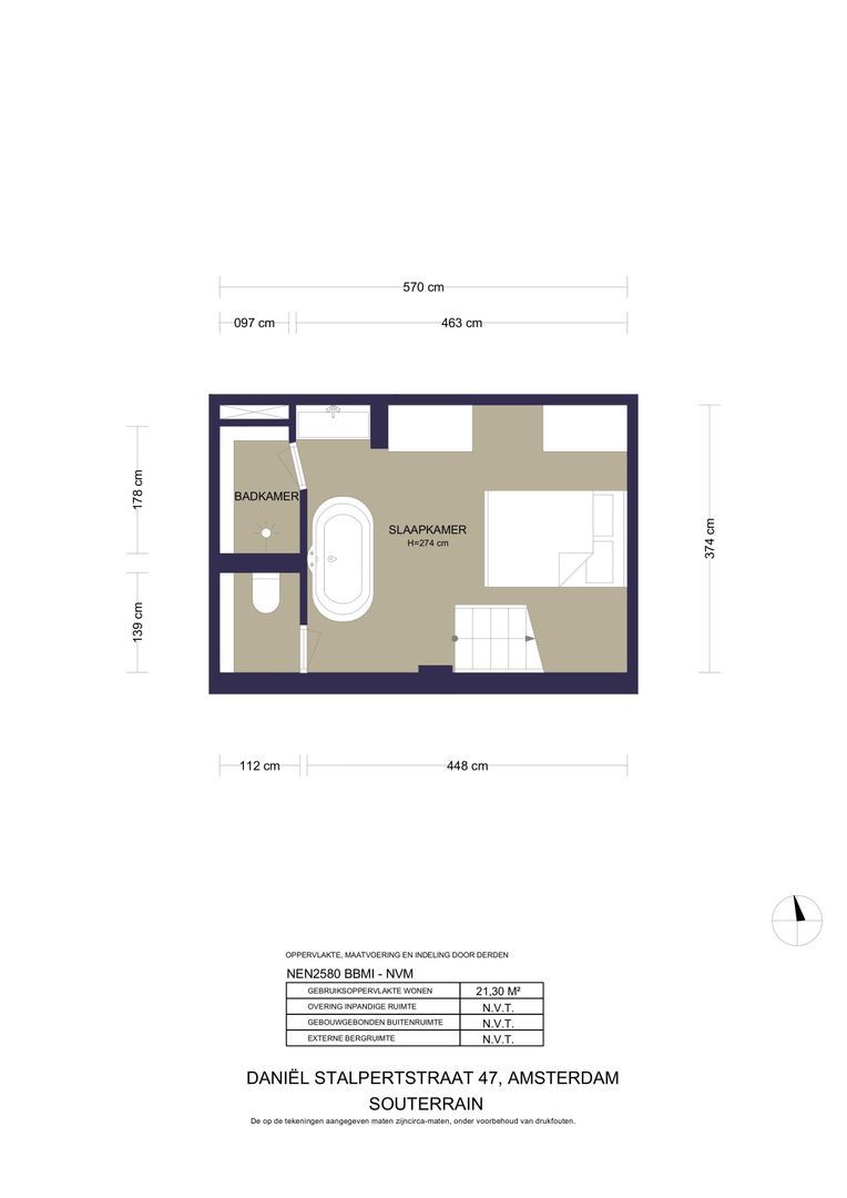 Daniël Stalpertstraat 47, Amsterdam plattegrond-1