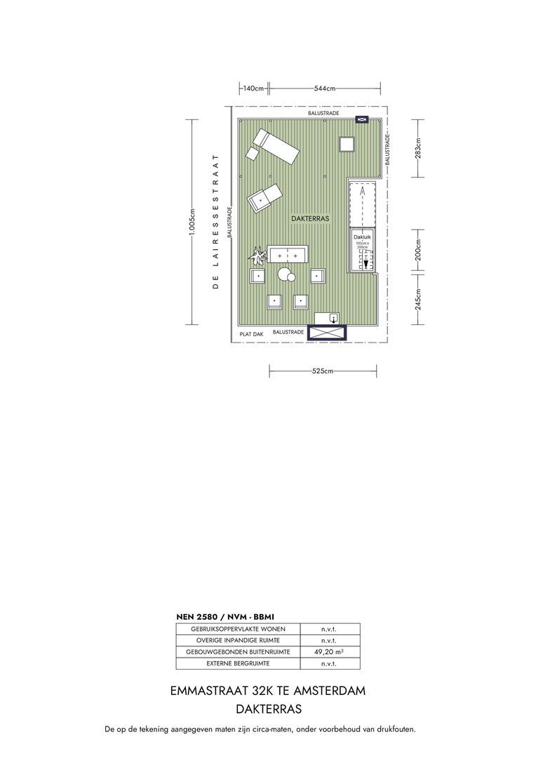 Emmastraat 32 K, Amsterdam plattegrond-2