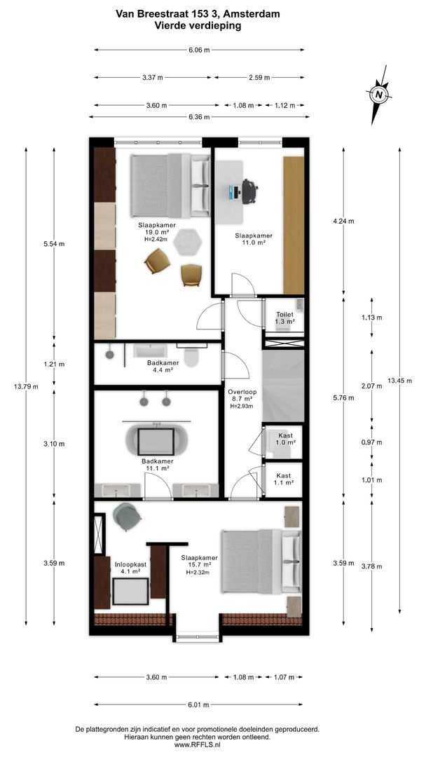 Van Breestraat 153 3, Amsterdam plattegrond-10