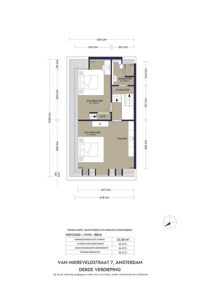 Van Miereveldstraat 7, Amsterdam plattegrond-2