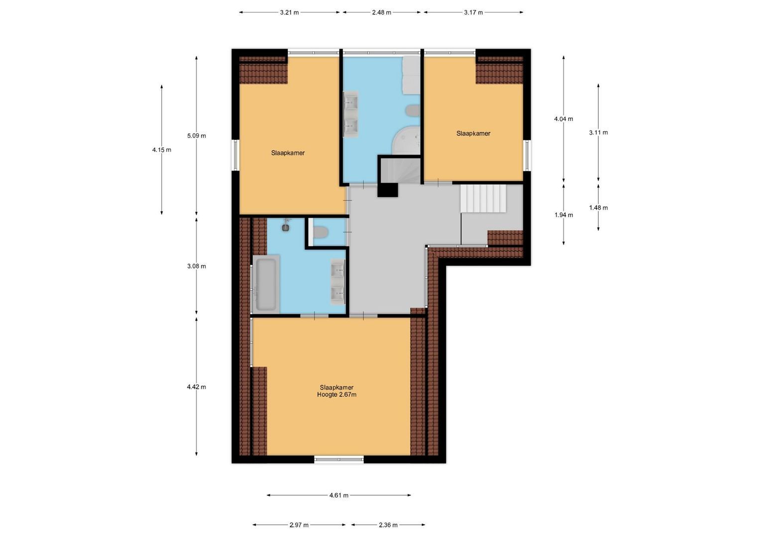 Kroningslaan 11, Baarn plattegrond-1