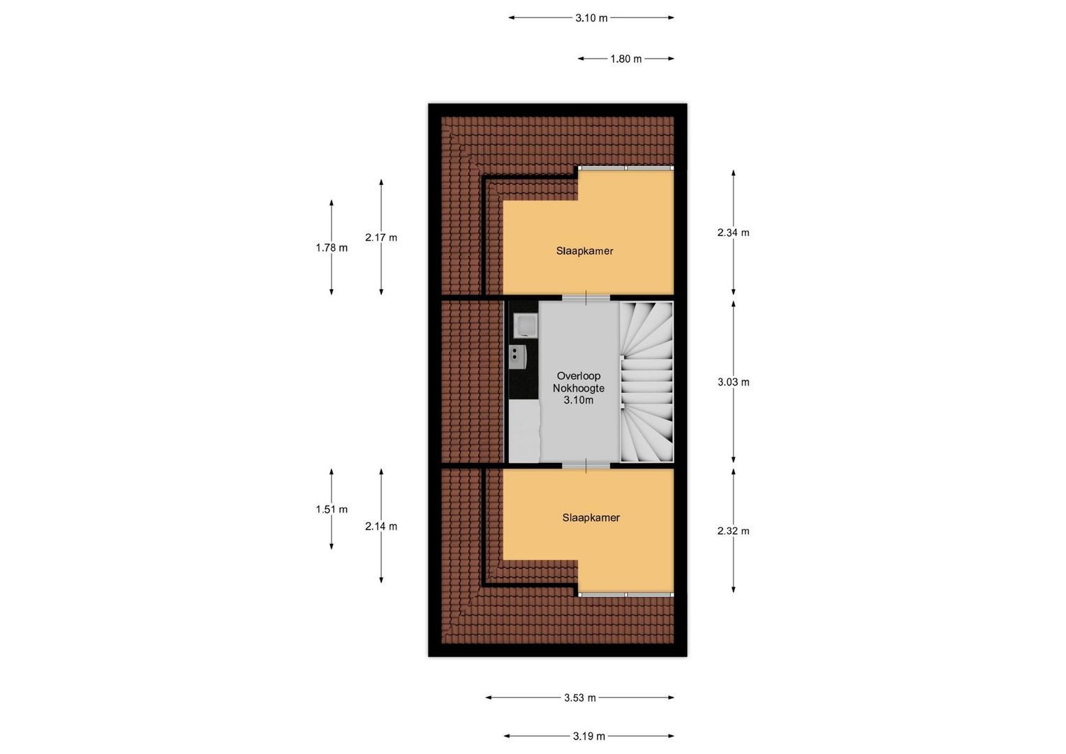 Cornelis De Ruijterhof 8, Baarn plattegrond-2