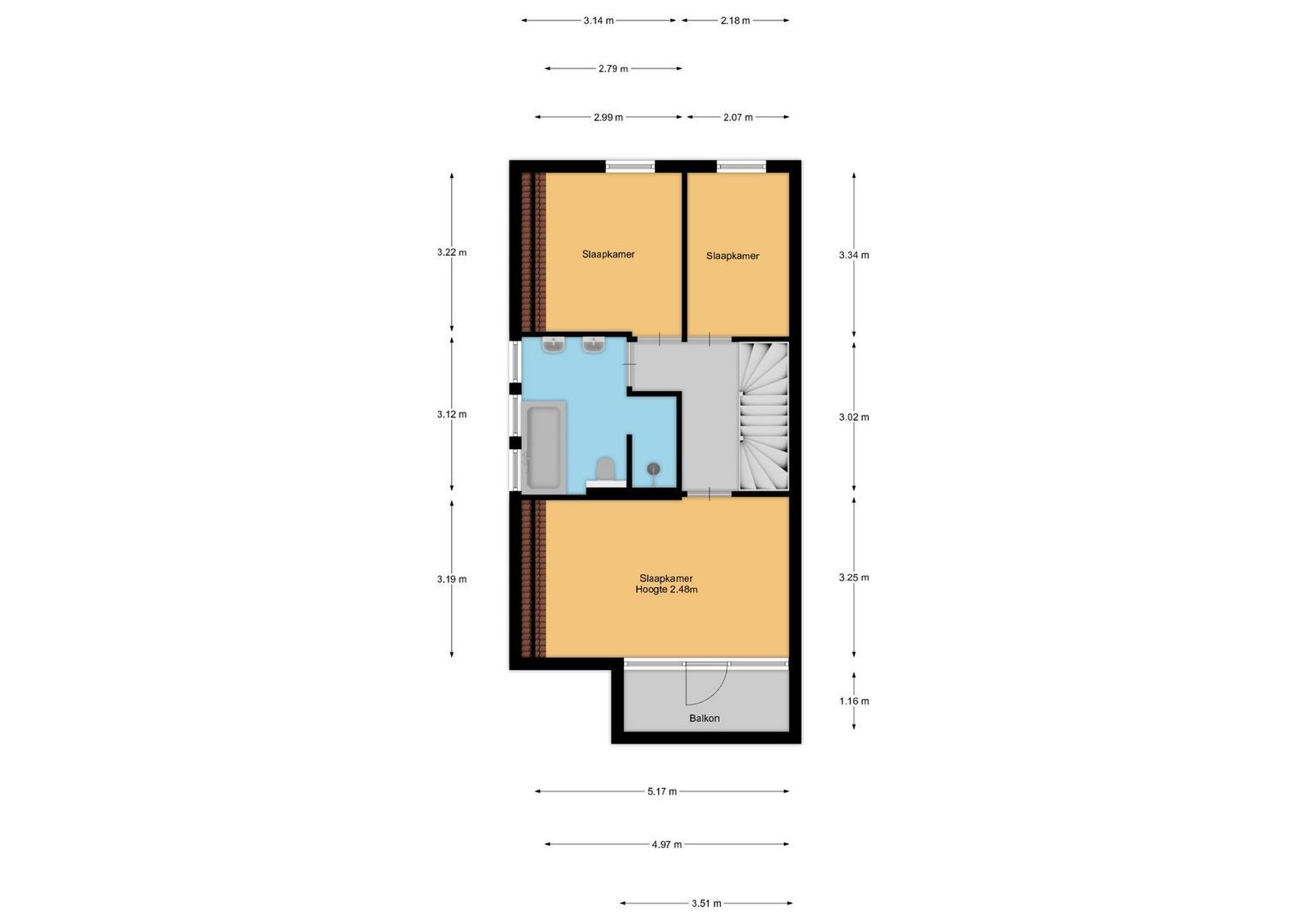 Cornelis De Ruijterhof 8, Baarn plattegrond-1