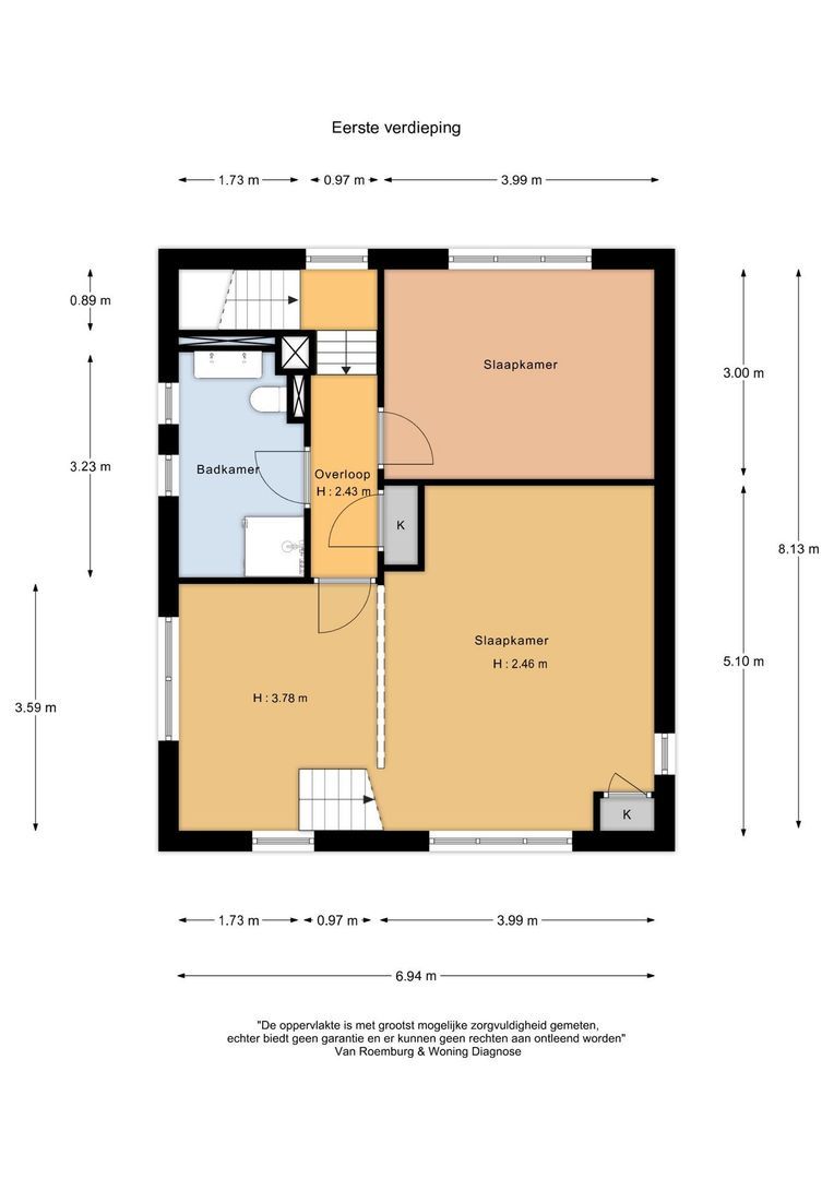 Prins Hendriklaan 27, Baarn plattegrond-2