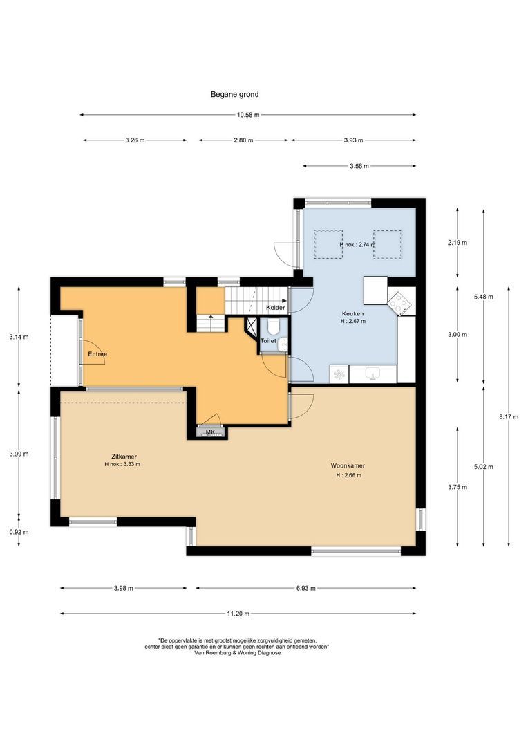 Prins Hendriklaan 27, Baarn plattegrond-1