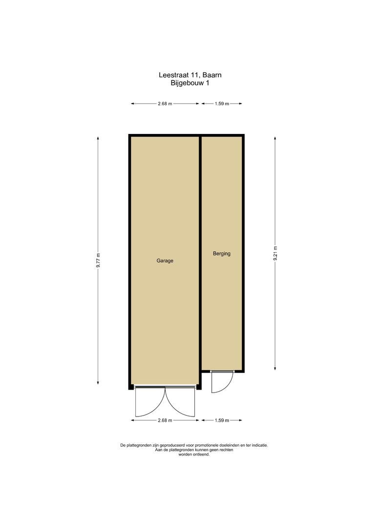 Leestraat 11, Baarn plattegrond-4