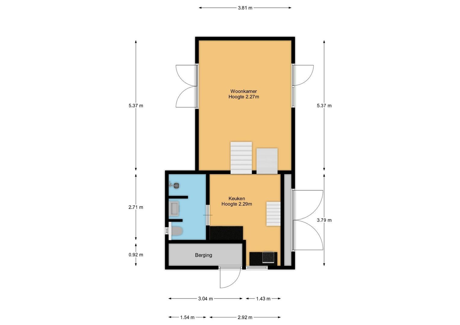 Ravensteinselaan 1, Baarn plattegrond-3