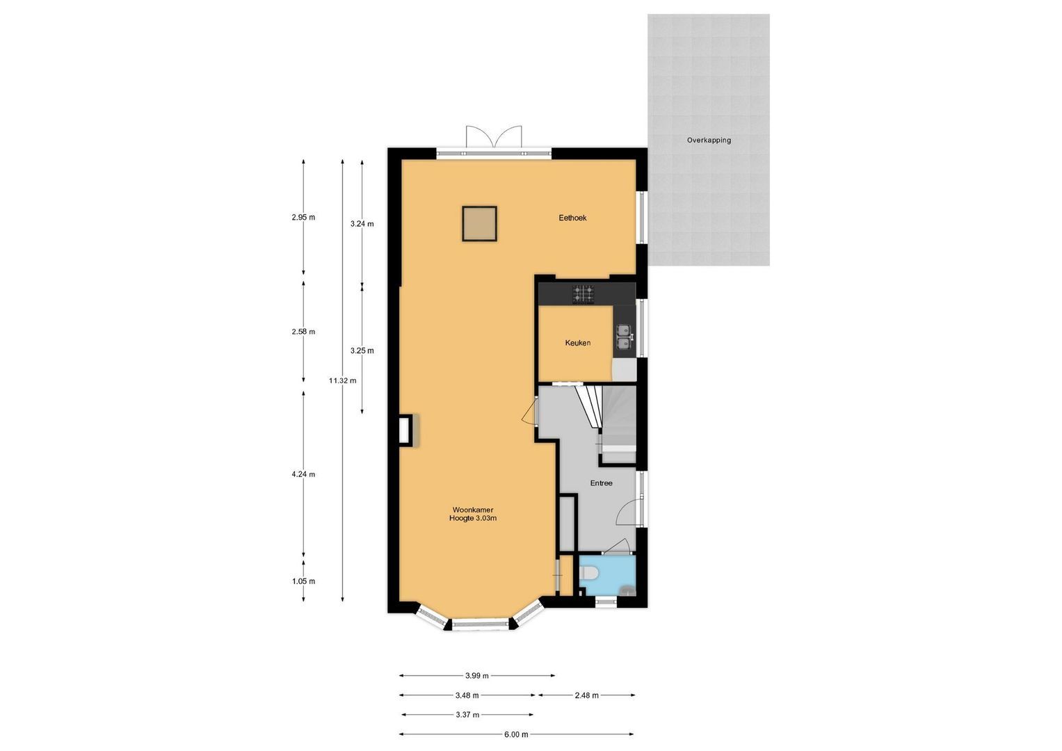 Ferdinand Huycklaan 35, Baarn plattegrond-0