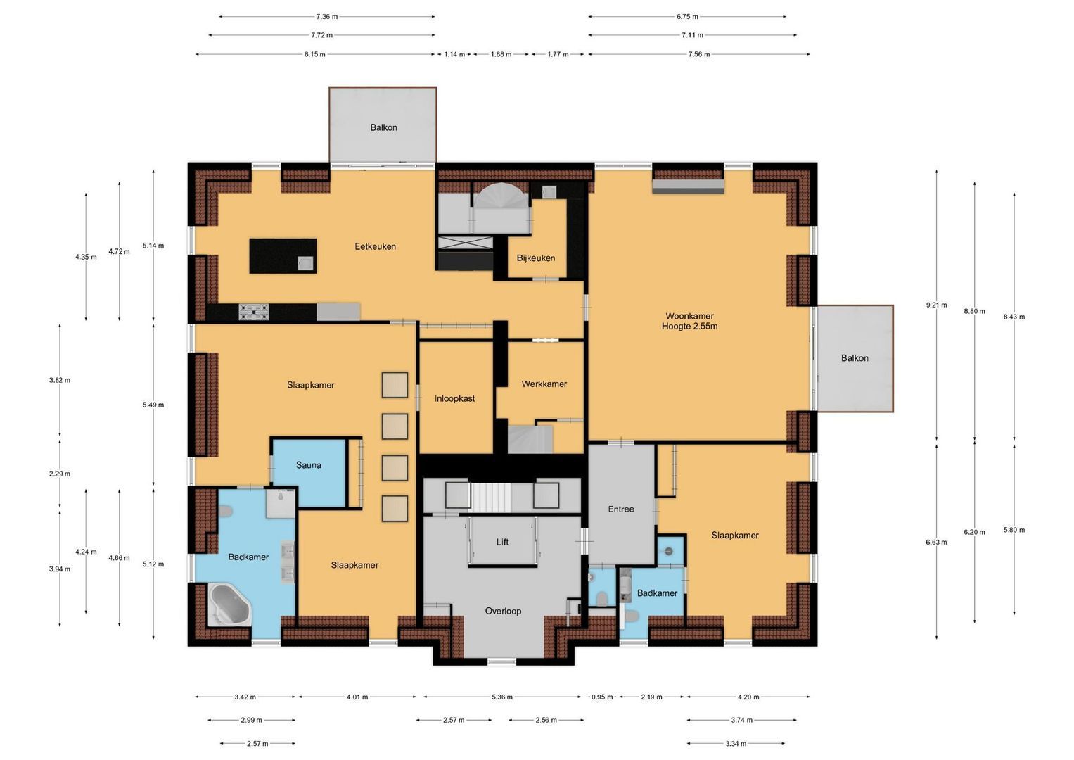 Julianalaan 9 0007, Baarn plattegrond-0