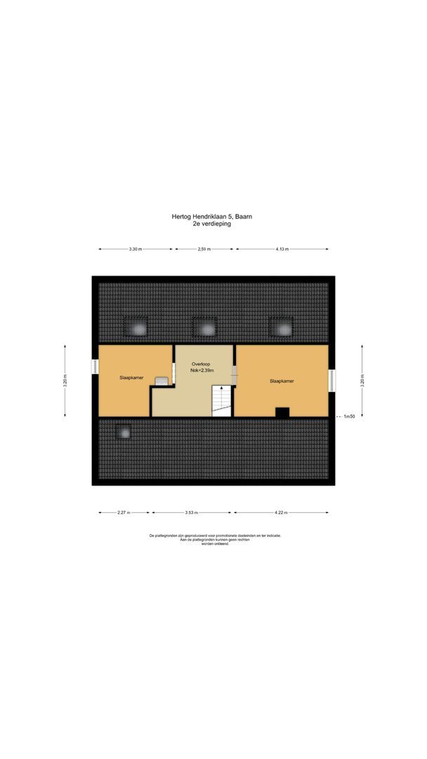 Hertog Hendriklaan 5, Baarn plattegrond-2