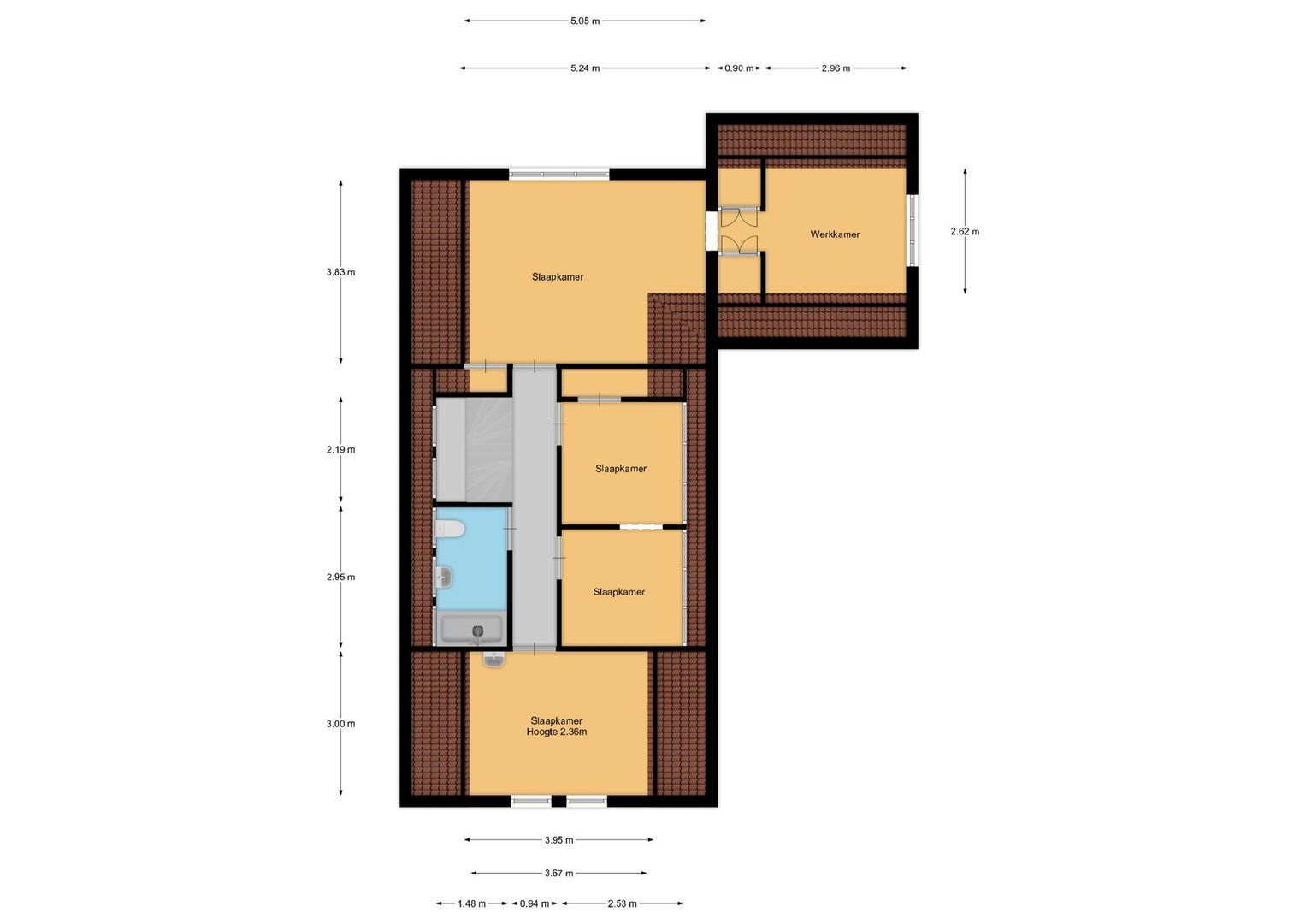 Ravensteinselaan 1, Baarn plattegrond-1