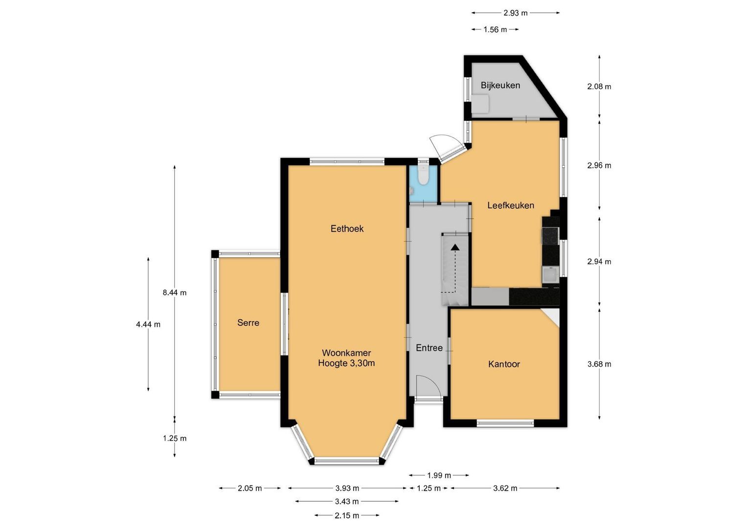 Sophialaan 34, Baarn plattegrond-0