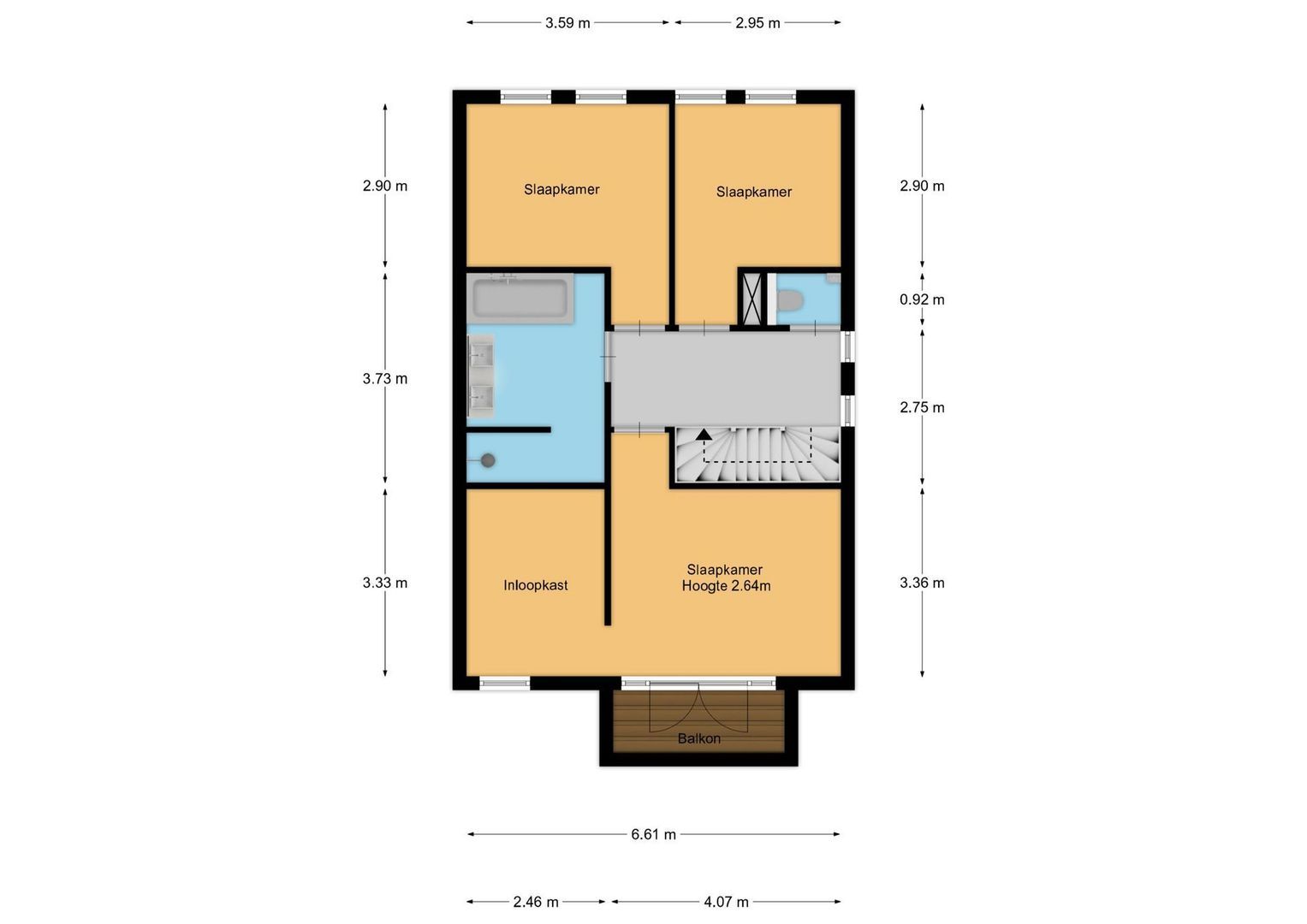 Hazelaarhof 7, Baarn plattegrond-1