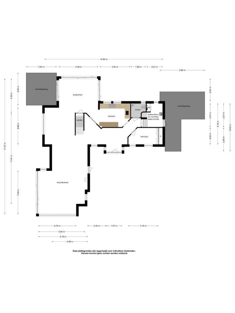 Waldemarlaan 1, Oisterwijk plattegrond-1