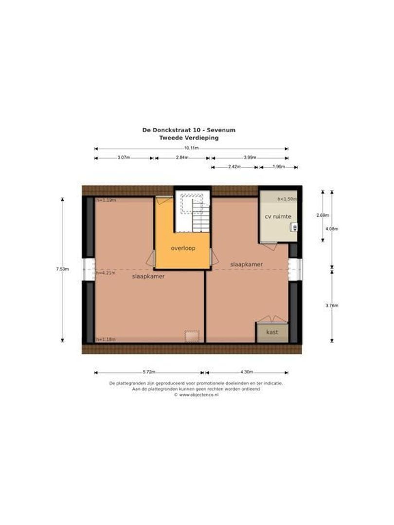 De Donckstraat 10, Sevenum plattegrond-6