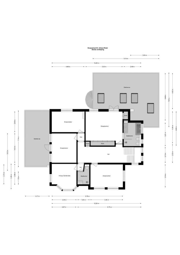 Dorpsstraat 94, Aarle-Rixtel plattegrond-2