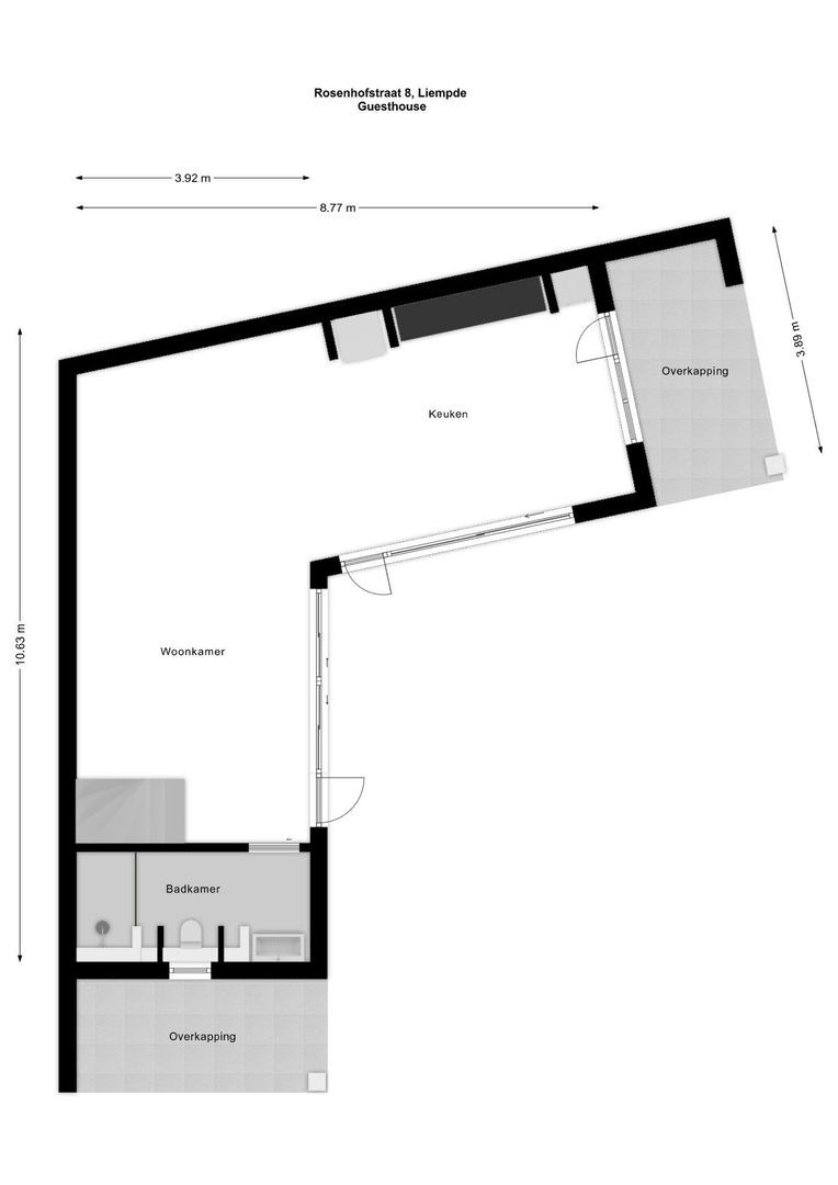 Rosenhofstraat 8, Liempde plattegrond-4
