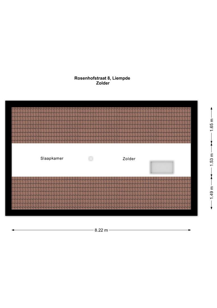 Rosenhofstraat 8, Liempde plattegrond-2
