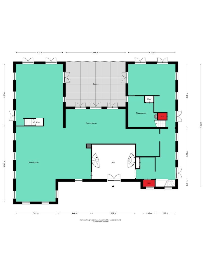 Berkenlaan 19, Oss plattegrond-0