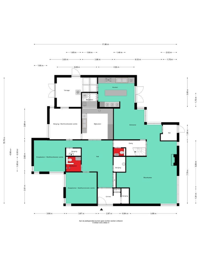 Over den Dries 35, Nistelrode plattegrond-0