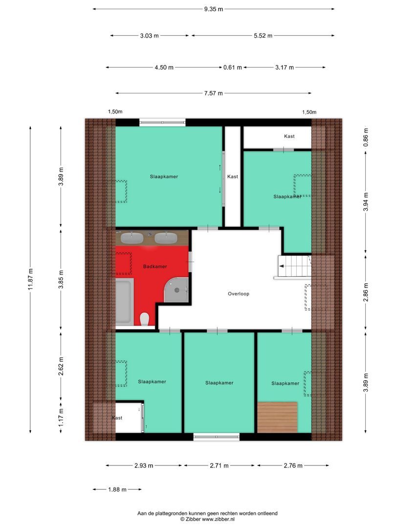 Over den Dries 35, Nistelrode plattegrond-1