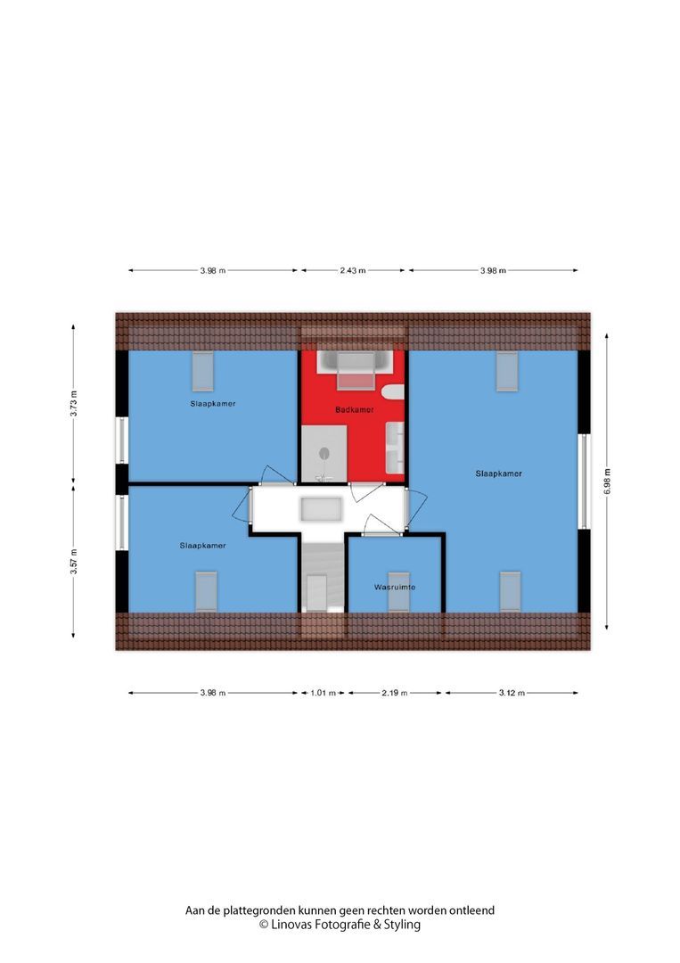 Bedrijfsweg 3 a, Maasbommel plattegrond-1