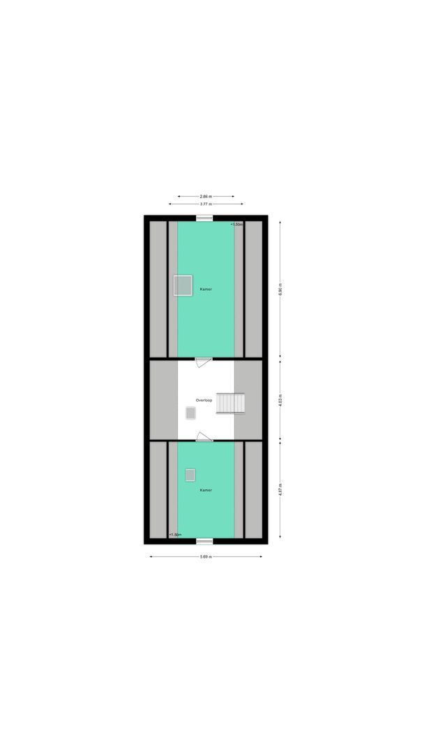Weisestraat 14, Lithoijen plattegrond-5