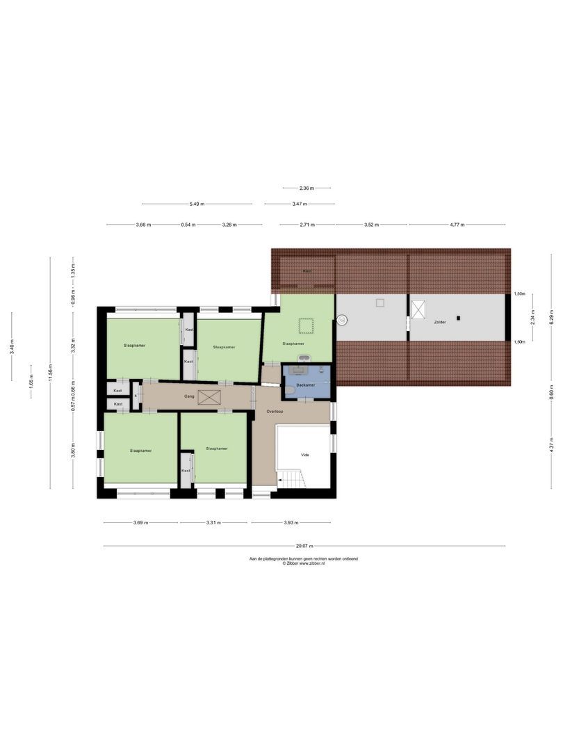 Julianastraat 1, Berghem plattegrond-2