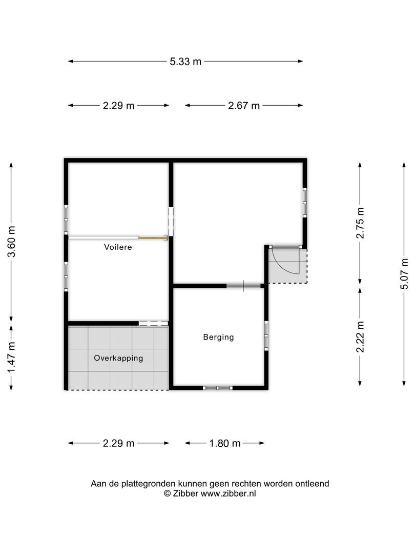 Zevenbergseweg 23 A, Berghem plattegrond-5