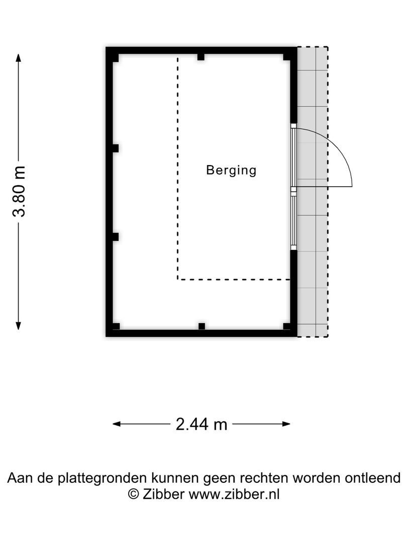 Zevenbergseweg 23 A, Berghem plattegrond-4